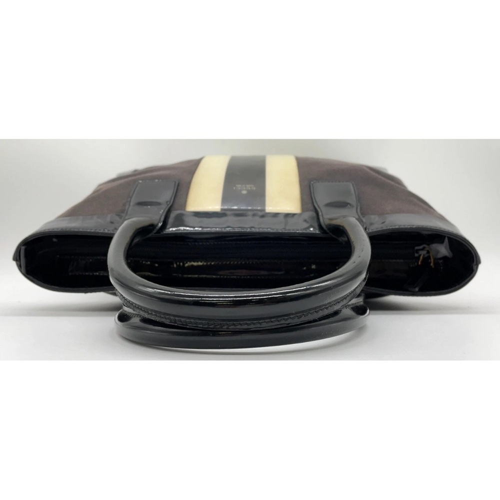 Gucci Black and Cream Structured Tote Bag - Picture 7 of 16